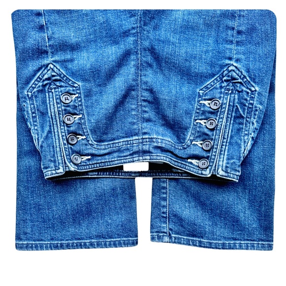 Mother Women’s ‘The Sailor Tripper’ Flared Jeans. Medium/Dark Blue. Size 25 - Picture 7 of 12